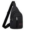 Riñonera de lona transfronteriza nueva para hombre, bolsa de pecho para hombre, mochila de moda para hombre, bolso de hombro, bolsa cruzada deportiva multifuncional