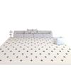 Alfombra de terciopelo minimalista moderna sala de estar manta para mesa de centro estilo crema francés minimalista combinable a todo a cuadros dormitorio estudio manta