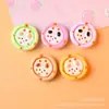 Animales de Dibujos Animados Cachorro Huevo Tarta Resina Accesorios Comida Artificial Juguete Pegamento de Crema Pasador DIY Agujero Decoración de Zapato Estilo Mixto