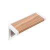Estante de Pared Nórdico sin Taladro Colgante de Pared Librero Baño Cocina Sala de Estar Soporte Estante Individual Multicapa