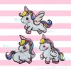 Parche Decorativo para Ropa, Bolsos, Chaqueta con Agujeros Rotos, Reparación, Pegar, Bordado de Pony Unicornio