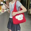 Bolsa Grande Elegante e Fofa com Laço para Cachorro para Trabalho e Deslocamento Bolsa Simples para Estudante 2025