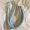 Lanyard Tejido de Lujo Ligero de Moda Correa Cruzada Larga para Exteriores Duradera Anti-Caídas Anti-Pérdida Correa de Muñeca Gruesa Simple