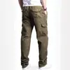 Calça Tática Masculina de Verão 2026 Marca Independente, Estilosa, Secagem Rápida, Durável, Multi-Bolsos, Versátil, Cor Sólida, Calça Cargo em Estoque