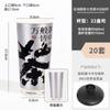 Vaso de té chino nuevo estilo nacional rojo de internet vaso desechable para té con leche engrosado 700 ml vaso de papel para bebida caliente logo impreso