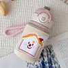 Parche de bordado de toalla lindo estilo japonés con diseños de gato y helado, parche adhesivo desmontable para decoración de ropa y bolsas, parche para bricolaje