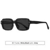 Gafas de Sol Cuadradas de Moda Retro Simples Versátiles Protección UV Gafas de Sol Inserto de Propionato de Celulosa Gafas de Sol Anti-Sol