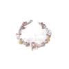 Libro Rojo Pequeño Pulsera Tejida a Mano de Mariposa y Flor Dulce Moda para Mujer Diseño de Nicho Súper Hada Pulsera Versátil