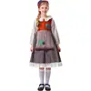 Disfraz de Halloween Día del Niño Niña Vendiendo Cerillas Disfraz de Actuación Estilo Pastoral de Mansión Europea Vestido de Sirvienta