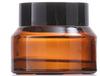Em Estoque 15g 30g 50g Marrom Verde Oliva Ombro Oblíquo Pote de Vidro para Creme Pote para Creme Facial Recipiente para Creme Recipiente para Creme Facial