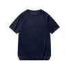 2024 Camiseta de Malha Masculina Fina para Verão Cor Lisa Manga Curta Macia e Confortável Gola Redonda Respirável Camiseta Básica Trbottomyy
