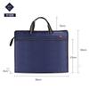 Bolsa de archivo portátil de lona A4 para hombres y mujeres de negocios, maletín de conferencia, bolsa de información, bolsa de múltiples capas, bolsa de almacenamiento de oficina, se puede hacer