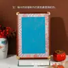 Porta-Cartão para Caligrafia em Microfibra com Cantos Arredondados, Moldura Plástica para Caligrafia, Moldura de Montagem, Moldura de Exibição, Atacado