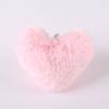 Pelota de Peluche Corazón de Melocotón Creativa Material Hecho a Mano para Bricolaje Pelota de Peluche de Imitación Bolsa para Llaves Accesorios de Joyería Colgante de Peluche con Forma de Corazón