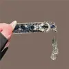 Nuevo Pasador de Pelo de Lujo con Borla de Pedrería de Cristal Pinza BB Estilo Étnico Pinza para Flequillo Pinza Lateral Vintage Accesorio para el Cabello para Mujeres