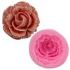 Molde de bolo em formato de flor de rosa florescente com preço de fábrica, faça você mesmo, silicone, ferramentas para assar açúcar, molde de gelo H1791
