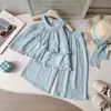 Conjunto de Ropa de Verano para Niñas, Estilo Coreano Estilo Princesa Top sin Mangas con Volantes, Pantalones de Pierna Ancha, Conjunto de Dos Piezas Estilo Vacaciones para Niños