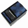 Corbata para Hombre, Caja de Regalo de Negocios de Alta Gama, Corbata Estampada con Bordado Jacquard, Fabricante en Stock, Personalización de Logo