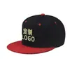 Chapéu Estampa de Logo Personalizado Bordado Chapéu de Aba Reta Chapéu de Equipe de Viagem Homens e Mulheres Boné de Baseball de Trabalho Boné Personalizado