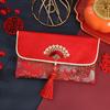 Bordado de Brocado Manualidad Vintage Nuevo Estilo Chino Sobres Rojos Regalos de Boda Sobres de Regalo Regalos de Bendición para Bebés Al por Mayor