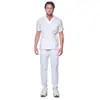 Trajes Quirúrgicos Unisex Transfronterizos para Personal Médico, Uniformes Quirúrgicos Multicolor con Mangas Largas y Cortas para Hospitales Dentales, Orales y Veterinarios