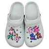 Nuevos dijes para zapatos de agujero de oso de globo transfronterizos, dijes de flores para zapatos, accesorios de dijes para zapatos de jardín DIY, venta al por mayor en plataformas transfronterizas
