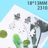 Accesorios vintage NIANXING 18*13mm aleación lazo muñeco de nieve