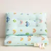 Almohada infantil de gasa de doble capa 100% algodón, almohada para siesta de jardín de infantes, almohada de dibujos animados cómoda para bebé, almohada para el hogar lavable a máquina