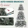 Nuevo árbol de Navidad grande de PE mixto cifrado de Amazon estilo ins para decoración de escena navideña en casa