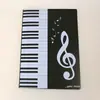 Carpeta de partituras A4 de 6 páginas para piano, plegable en 3, carpeta de partituras de piano desplegable de 6 páginas