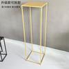 Estante de hierro para accesorios de boda, guía de ruta geométrica de comercio exterior, estante de hierro para arreglos florales de boda, estante de hierro para área de bienvenida, estante para flores