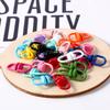 Accesorios de joyería diy color de pintura ocho hebilla giratoria universal anillo de conexión llavero anti-nudo hebilla para perro colgante