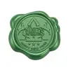 Adesivo de carimbo de cera de vedação verde pinho Série de Natal adesivo de selo para decoração de envelope convite garrafa de vinho presente