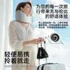 Almofada de pescoço portátil para viagem ao ar livre, almofada em forma de U para dormir em aviões, almofada de suporte para o pescoço, almofada de pescoço compacta e respirável de espuma de memória