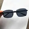 Nuevas Gafas de Sol Populares sin Montura de Douyin, Gafas de Sol Retro para Hombre, Gafas de Alta Definición Anti-UV para Conducir y Pescar
