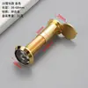 Visor de Puerta Ojo de Gato de Cobre Puro Diámetro 16mm Mirilla de Puerta de Hotel Lente de Vidrio Gran Angular de Alta Definición Anti-Espionaje Mirilla de Puerta de Entrada Anti-Palanca
