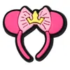 Cientos de Encantos para Zuecos de Niña Rosas DIY Desmontables Accesorios de Zapato de PVC Rosa Decoraciones Hebillas de Zapato Transfronterizo
