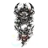 Suministro Exclusivo Transfronterizo de Tatuajes de Cofre de Dragón y Hombro, Tatuajes de Flor de Dragón en el Brazo, Tatuajes Realistas de Línea, Impermeables, de Larga Duración, Audaces Pegatinas de Tatuaje Estilo Celebridad de Internet
