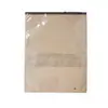 Saco com Fecho de Zíper de Papel com Logo Personalizado Saco Kraft com Fecho Ziplock Saco para Embalagem de Lanches/Presentes Produtos Personalizados Podem Ser Aprovados