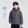 Ropa para Niños Zuoxi Estilo Año Nuevo para Niños Chaqueta Ligera de Plumas Capa Interior de Canalé Invierno Modelo Nuevo 2026 Abrigo con Capucha para Niños