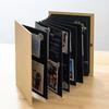 Álbum de fotos pequeno dobrável em acordeão DIY, caderno em branco, papel kraft, livro de memórias de crescimento, presente para o Dia dos Namorados (Qixi) para o namorado