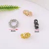 Color Oro 18K Conservación del Color Micro-Pavimentado Circonita Separadores de Rueda Trébol de Cuatro Hojas Flor de Ciruelo Diamante Materiales para Pulseras Collares DIY Accesorios