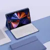 Adequado para Capa de Couro com Teclado Espanhol Russo para Xiaomi 7/7 Pro Capa Protetora Magnética de 11 polegadas com Luz de Fundo Touch Idioma Francês