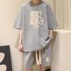 Conjunto de camiseta de manga corta de verano para hombre, estilo informal, combinable con todo, fino y ancho, estilo moderno.