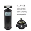 515-3R Botella de Secado con Válvula, Depósito Universal de Refrigerante para Aire Acondicionado de Automóvil, Tanque Depósito de Fluido para Camión