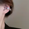 Pinzas para Orejas~Pinzas para Orejas de Zirconia con Diamantes Completos, Sencillas, Modernas y Exquisitas, Pinzas para Hélice Auricular sin Perforar, Lujo Ligero, Pendientes de Gama Alta y Elegantes