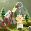 Mercadoria Oficial do Pequeno Monstro da Montanha Langlang Chaveiro de Boneca Porquinho Pingente de Mochila de Pelúcia Acessório de Chaveiro de Figura