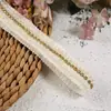 Muestra cadena de cuentas de diamante personalizada cinta de encaje de cachemira textil para el hogar bolsa para zapatos accesorios de ropa diy encaje al por mayor