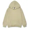 320g Talla Europea Transfronterizo Algodón Puro Seda de Leche Sudadera con Capucha de Doble Capa Sudadera de Gama Alta Holgada Jersey para Pareja