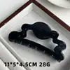 Pinza de pelo de plástico simple con forma de nube para mujer, modelo nuevo de alta gama 2026, accesorio para el pelo tipo pinza de tiburón para la parte trasera de la cabeza